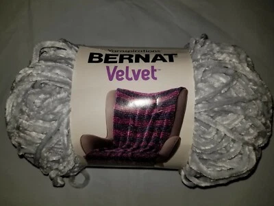 Yarnspirations Bernat Velvet Yarn 10.5 oz Softened Blue - Image 1 of 2