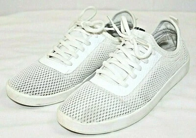 BRASH Mujer Todo Blanco Malla Flujo Aire Zapatos Atléticos Talla 7 M Ropa Informal Tipo Foto 1 de 4