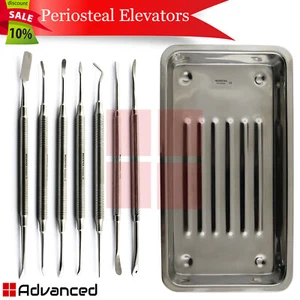 Periosteal Elevators Tissue Flaps Lifting Sinus Tooth Extraction Set Scaler Tray - Picture 1 of 9
