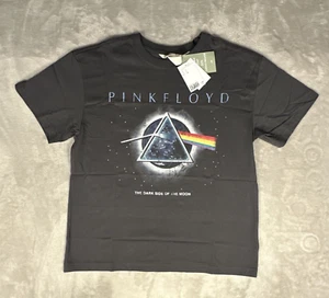 Pink Floyd T-Shirt Erwachsene Small schwarz 100 % Baumwolle Retro Dark Side Of The Moon Tee - Bild 1 von 13