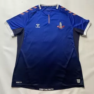Oldham Athletic 2020-2021 home Shirt jersey Hummel The Latics adult SIZE XXL/2XL - Picture 1 of 9