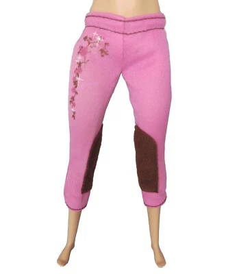 Pantalones Capri Rosa Floral Vine Gráfico Ropa Se Adapta a 11.5" Niña Moda Muñeca 1:6 Foto 1 de 4