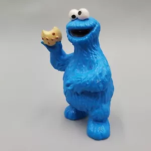 Cookie Monster Pvc Figure Sesame Street Bullyland 3" Vintage - Picture 1 of 4