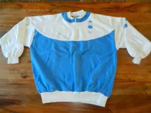 Vintage 1990s Puma Boris Becker Quarter Zip Sweatshirt Q-Zip Tennis Jumper L/XL - Picture 1 of 8