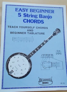 EZ Beginner 5 String Banjo Chords Unmarked - Picture 1 of 3
