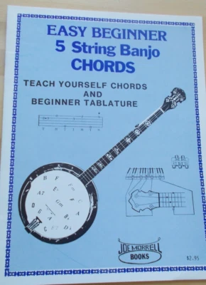 EZ Beginner 5 String Banjo Chords Unmarked - Image 1 of 3