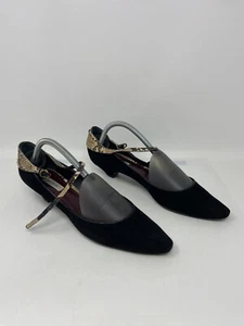 Marc Jacobs Wildleder Mary Jane Heels Schlangenleder Muster Riemchen Damen Gr: 41 - Bild 1 von 11