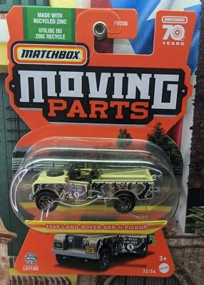 '23 Matchbox 1965 Land Rover Gen II ESCALA 1:64 PIEZAS MÓVILES SERIE EE. UU. STOCK!! Foto 1 de 4