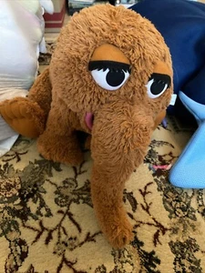 SESAME STREET SNUFFLEUPAGUS PLUSH LARGE 25" 2014 HASBRO - Used/Clean - Picture 1 of 3