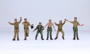 (Vorbestellung) Set 1: USAAF Bodenbesatzungen (6 Figuren) 2. Weltkrieg 1:48 Pro Baumodell - Bild 1 von 20