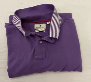 Herren XXL Piqué Stretch Polo Golf Shirt Lavendel Preppy Designer Southern Pines - Bild 1 von 20