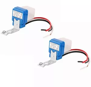 2 x AC DC 12V Auto On Off Photocell Street Light Sensor Switch Photoswitch A704 - Picture 1 of 7