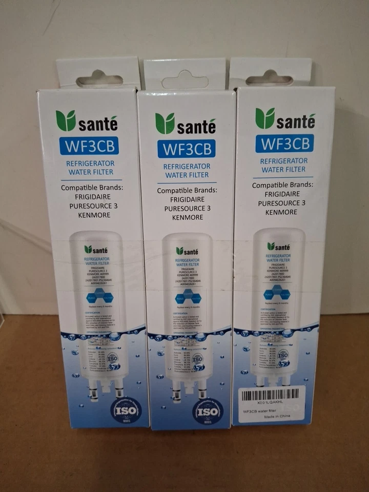 3 PACK Frigidaire WF3CB Refrigerator PureSource 3 Water & Ice Filter US Stock - Image 1 of 1