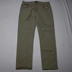 Lucky Brand 36x32 221 Straight Stretch Recent Brushed Khaki Flex Denim Jeans - Picture 1 of 9
