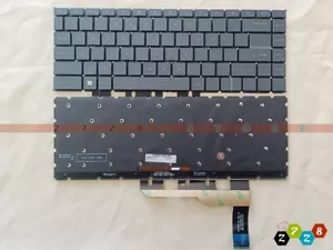 New For MSI Delta 15 A5EFK (MS-15CK) Laptop Keyboard Gray US White Backlit - Picture 1 of 4