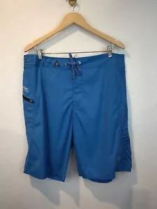 VOLCOLM Mens Blue Amphibulator Technology Light Weight Board Shorts Sz 38 - Picture 1 of 6