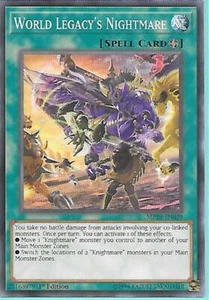 3x Yugioh MP19-DE039 World Legacy's Nightmare Common Near Mint 1. Auflage - Bild 1 von 1