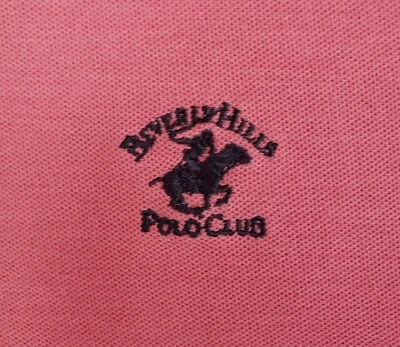 Polo Beverly Hills Club Para Hombre Talla 2XL Rosa Azul Poni Manga Corta Polo  Foto 1 de 4