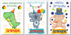 Second Ave Grandpa Children's Kids Animal Birthday Card For Him Various Designs