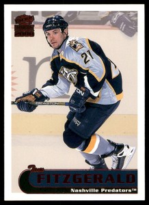 1999-00 Pacific Paramount Red Tom Fitzgerald #124 Nashville Predators