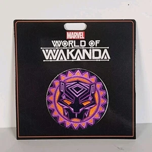 Parques Disney Marvel Pantera Negra Mundo de Wakanda Parche Hierro Nuevo - Imagen 1 de 2