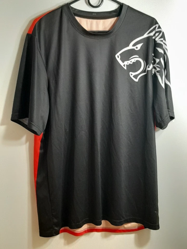 Wisdom Leaves Mens Mountain Bike Jersey MTB Moisture-Wicking red/black XL - Image 1 of 3