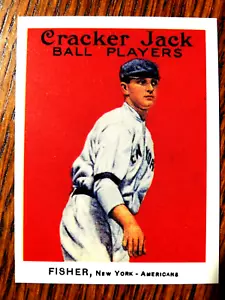 RAY FISHER 1983 RENATA GALASSO 1915 CRACKER JACK REPRINT #102 N.Y. YANKEES - Picture 1 of 1