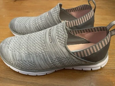 U.S. Polo Assn. Женские удобные спортивные туфли без шнурков Carly 2-K - размер 7 серые - Изображение 1 из 4