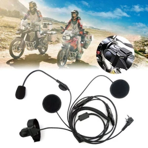 Do BaoFeng RELM Kenwood Linton Kask motocyklowy Wyścigi Zestaw słuchawkowy Słuchawki Mikrofon - Zdjęcie 1 z 21