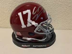 Calvin Ridley Signed Alabama Crimson Tide Mini Helmet JSA - Picture 1 of 5