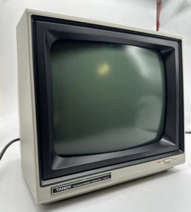 1985 Tandy Monochrome Monitor VM-2 Model No. 26-3211 Made In Japan Vintage - Picture 1 of 23