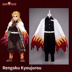 Demon Slayer Cosplay Rengoku Costume Manga Size Of Your Choice Role Playing - Picture 1 of 11