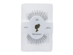 Pestañas postizas/falsas Miss Adoro Je #503 para mujer NUEVO paquete de 12 - Imagen 1 de 1