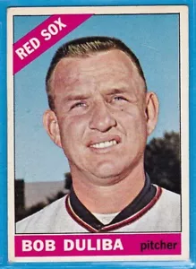 Tarjeta de béisbol 1966 Topps - #53 Bob Duliba - Medias Rojas de Boston - Imagen 1 de 2