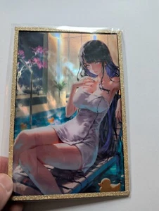 Raiden Genshin Impact Heartbeat Dimension Goddess Story carta acrilica Waifu A6 - Foto 1 di 1
