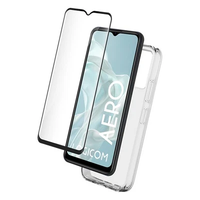 BIGBEN CONNECTED Pack Protection 2-en-1 Coque Souple pour Logicom Aero et Protège-Écran 9H,