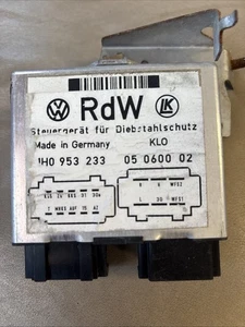 VW Jetta golf alarm THEFT control module unit 93 - 98 yr cabrio 1H0953233 - Picture 1 of 4