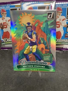 Panini Donruss Matthew Stafford 2025 Jumbo de gran tamaño Downtown #6 Rams - Imagen 1 de 2