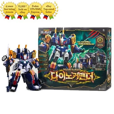 MINIFORCE Dinoid Warrior DINO COMMANDER Transformer Robot Trailer Robot Toy 2025 - Image 1 of 4