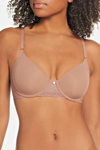 Soutien gorge t-shirt confort Natori Bliss Perfection cannelle 30B neuf avec étiquette - Photo 1/4