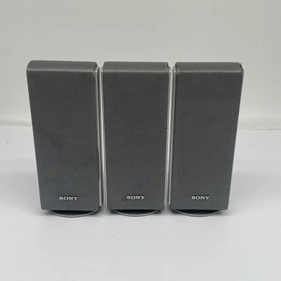 (3) Sony Surround Speakers SS-TS20 Silver Bookshelf 4 Ohm *TESTED WORKING - Image 1 of 4