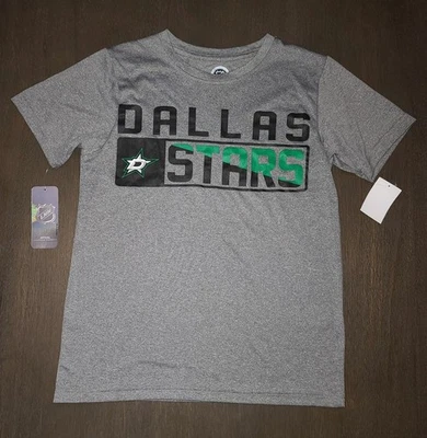 NEW BOYS NHL HOCKEY DALLAS STARS ATHLETIC TEE SIZE M 8-10 - Image 1 of 2
