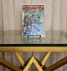 Dark Days The Casting #1 Jim Lee variante de lámina casi nuevo 2X firmado con certificado de autenticidad - Imagen 1 de 9