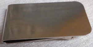 Edelstahl Geldklammer Metall Tasche Halter Geldbörse Kreditkarte 1 7/8" x 1" - Bild 1 von 6