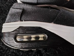 Black with white sole ‘Body sculpting Leg technology’ Canvas wedge shoes size 37 - Picture 1 of 15