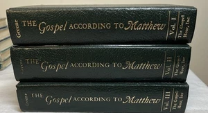 The Gospel According to Matthew Volume 1-3 Oliver B. Greene Gospel Hour Vintage - Picture 1 of 9