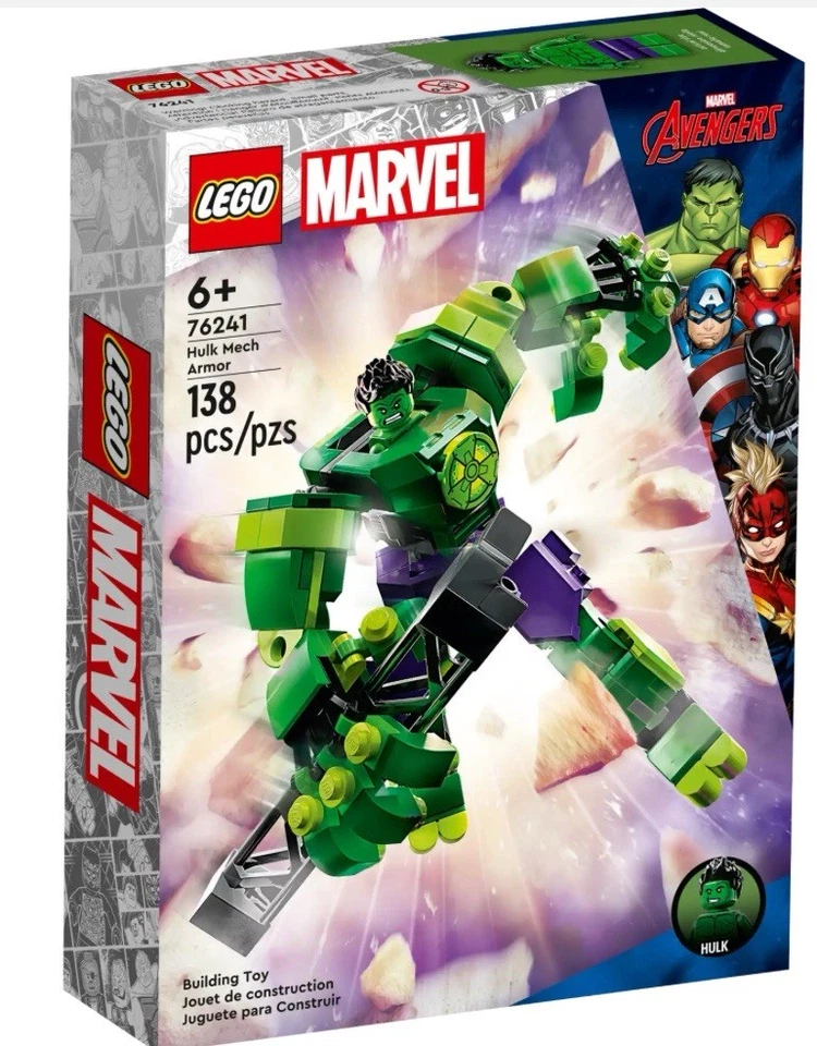 *BRAND NEW*  Lego Marvel Hulk Mech Armor RETIRED #76241   *MINT* - Image 1 of 1