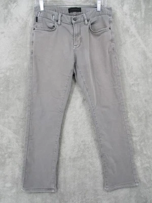 John Varvatos Jeans Mens 29 Bowery Stretch Slim Straight Leg Casual Shark Gray - Image 1 of 4