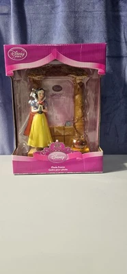 RARO NUEVO MARCO DE FOTOS 3D VINTAGE DE PRINCESA BLANCO COMO LA NIEVE DE LA TIENDA DISNEY LINDO Foto 1 de 4