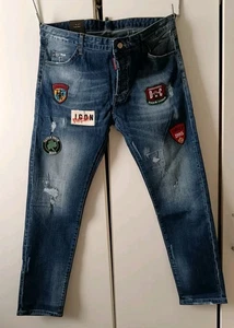 DSQUARED2 Slim Fit Jeans Denim DSQ2 Slim Fit W38 - Picture 1 of 5
